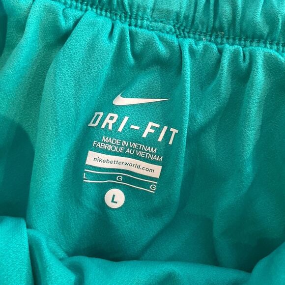 Nike running shorts teal chevron size large - Picture 3 of 4